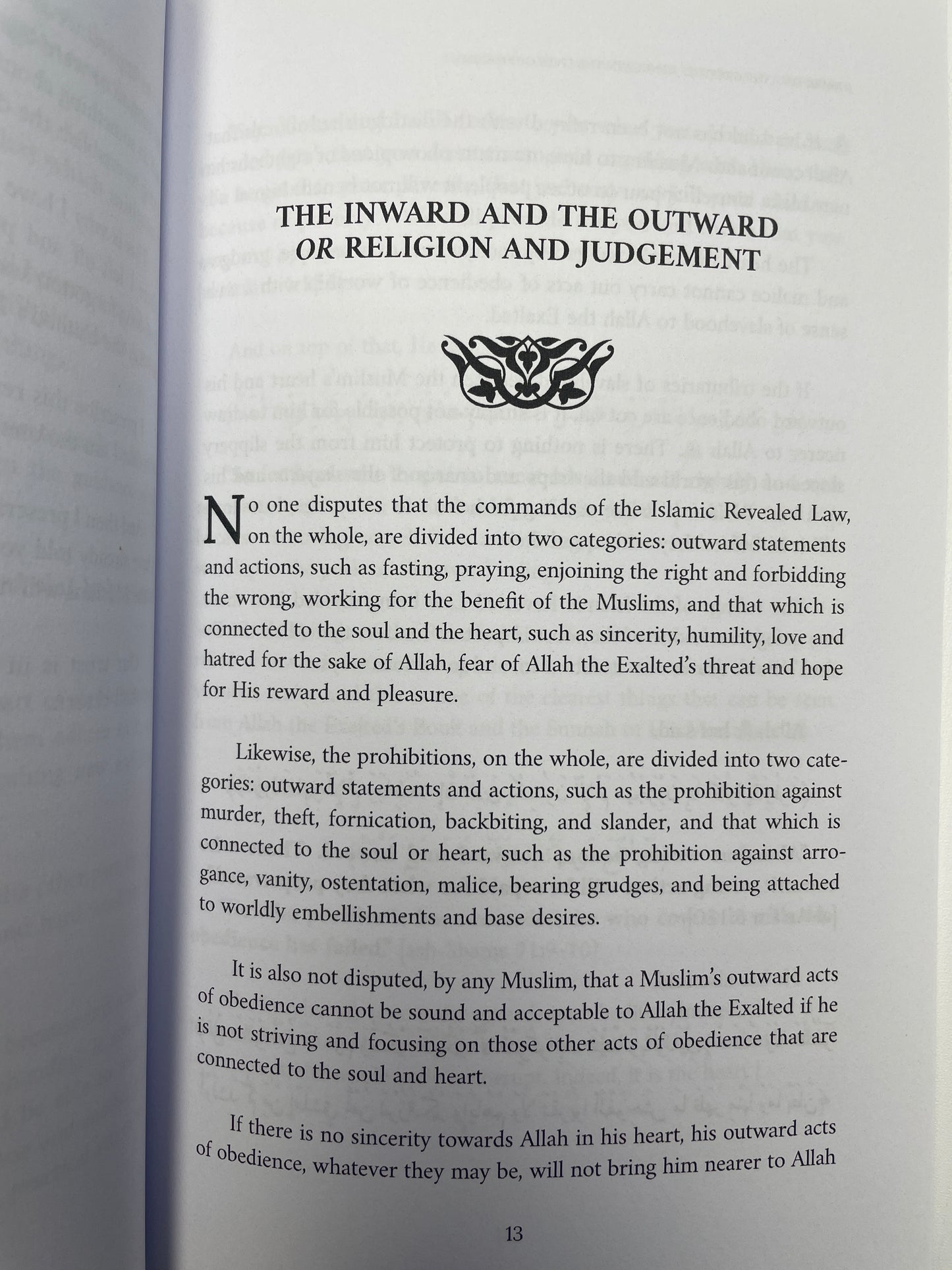 Inward Sin, The Greatest Danger in the Lives of Muslims