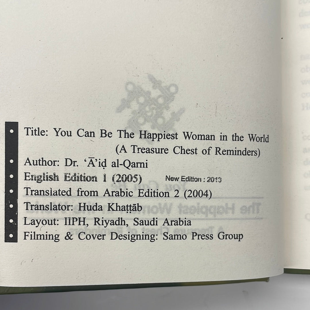 You can be the happiest woman in the world - أسعد إمرأة في العالم