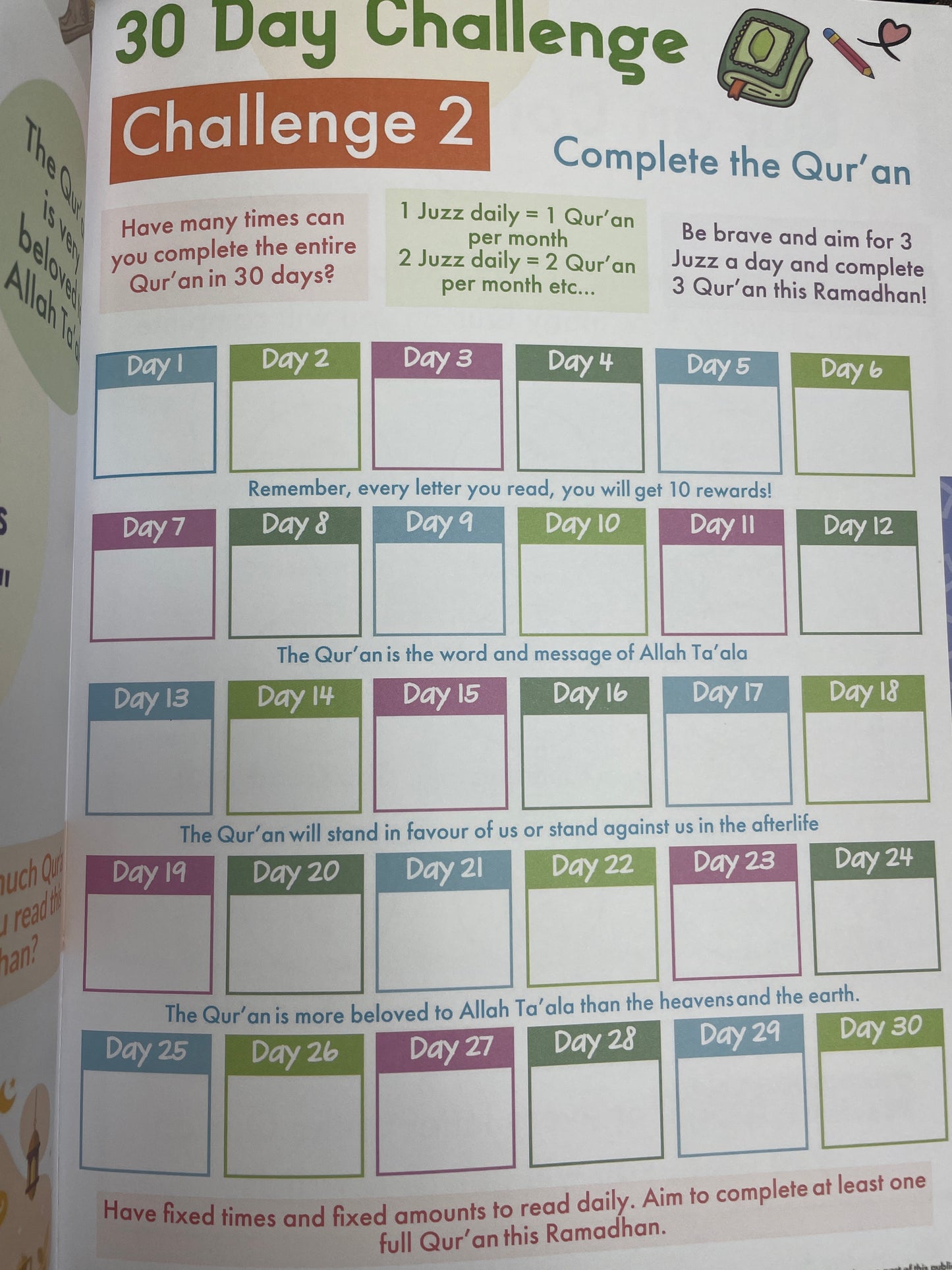 Ramadhan Activity Book