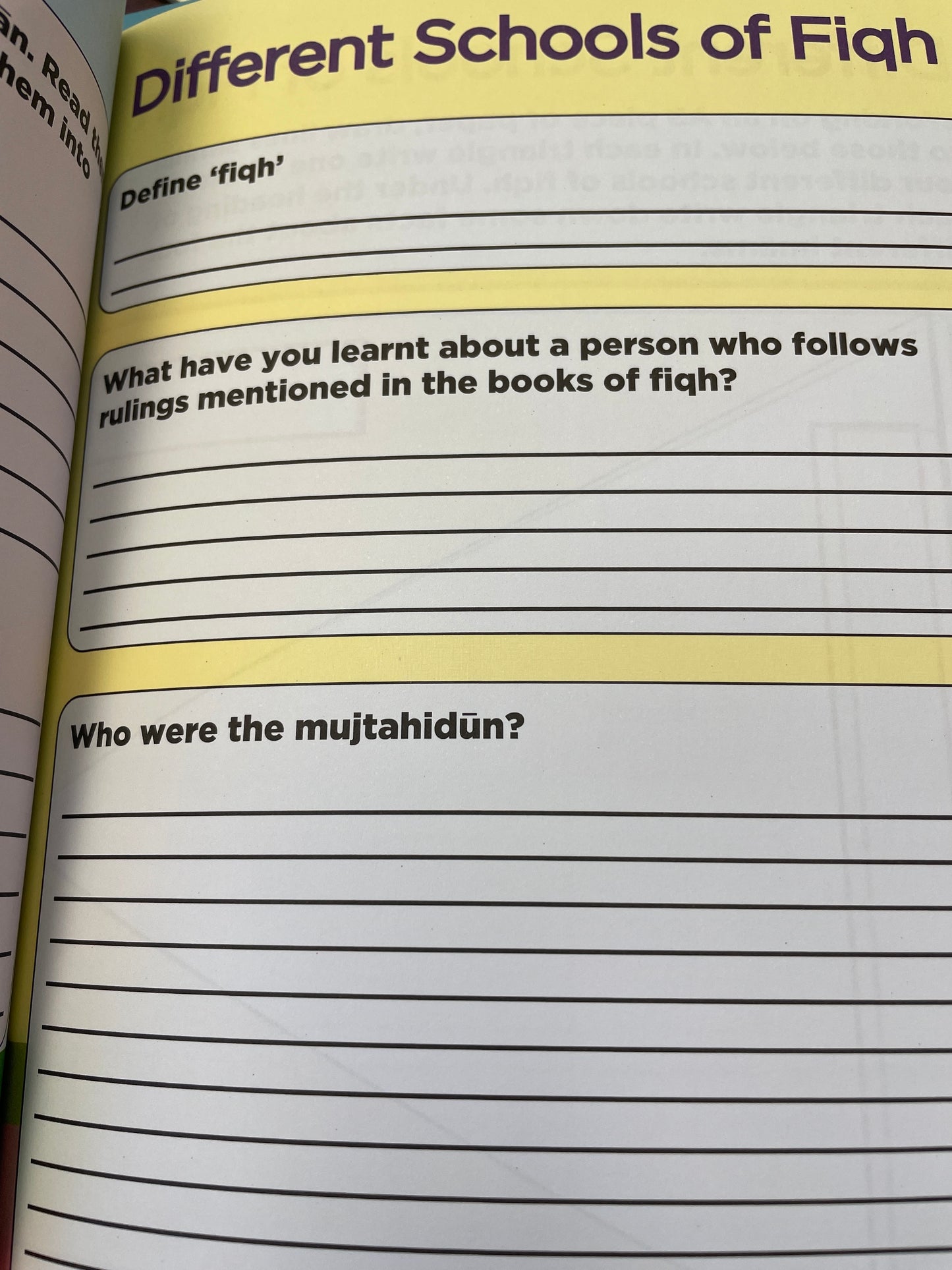 An Nasiha Workbook 8