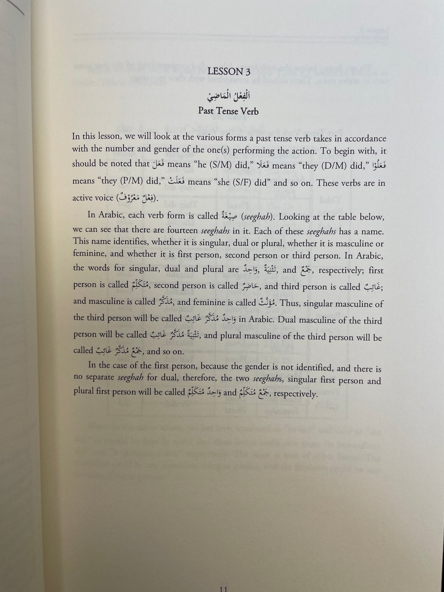 The Ten Lessons of Arabic: (Version 2.1)