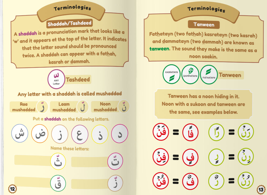 Simple steps in Quran Reading Tajweed Guide