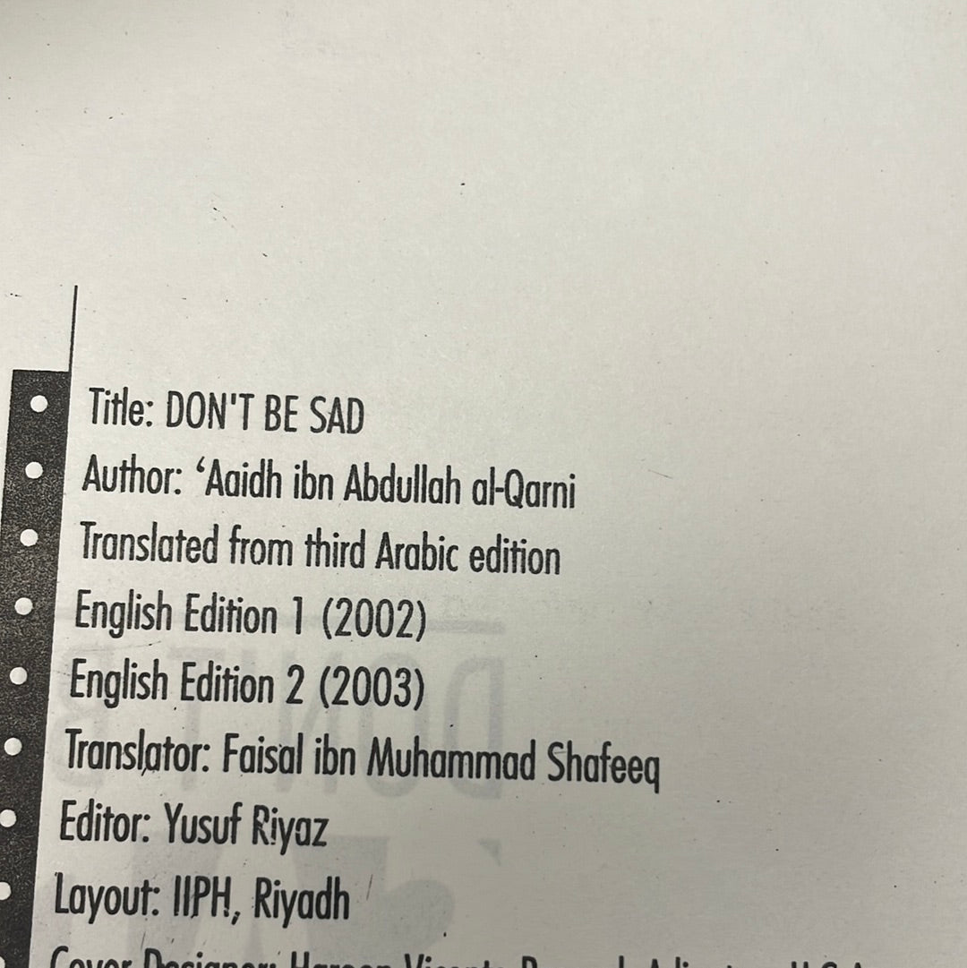 Don’t be Sad - لا تحزن