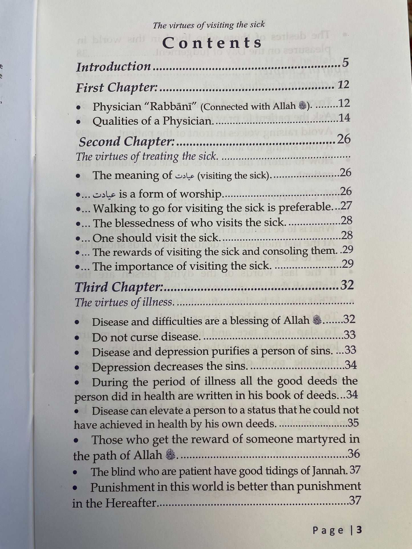 The Virtues Of Visiting The Sick