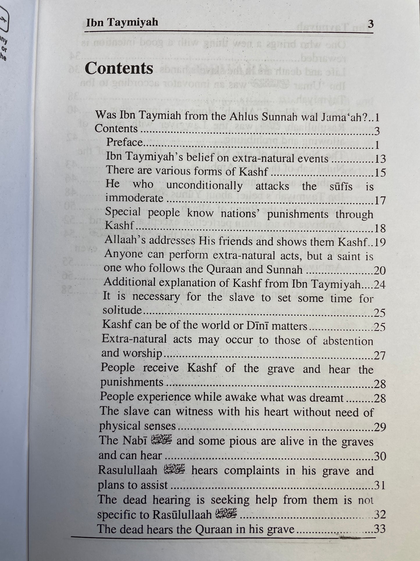 Was Ibn Taymiah From The Ahlus Sunnah Wal Jama’ah