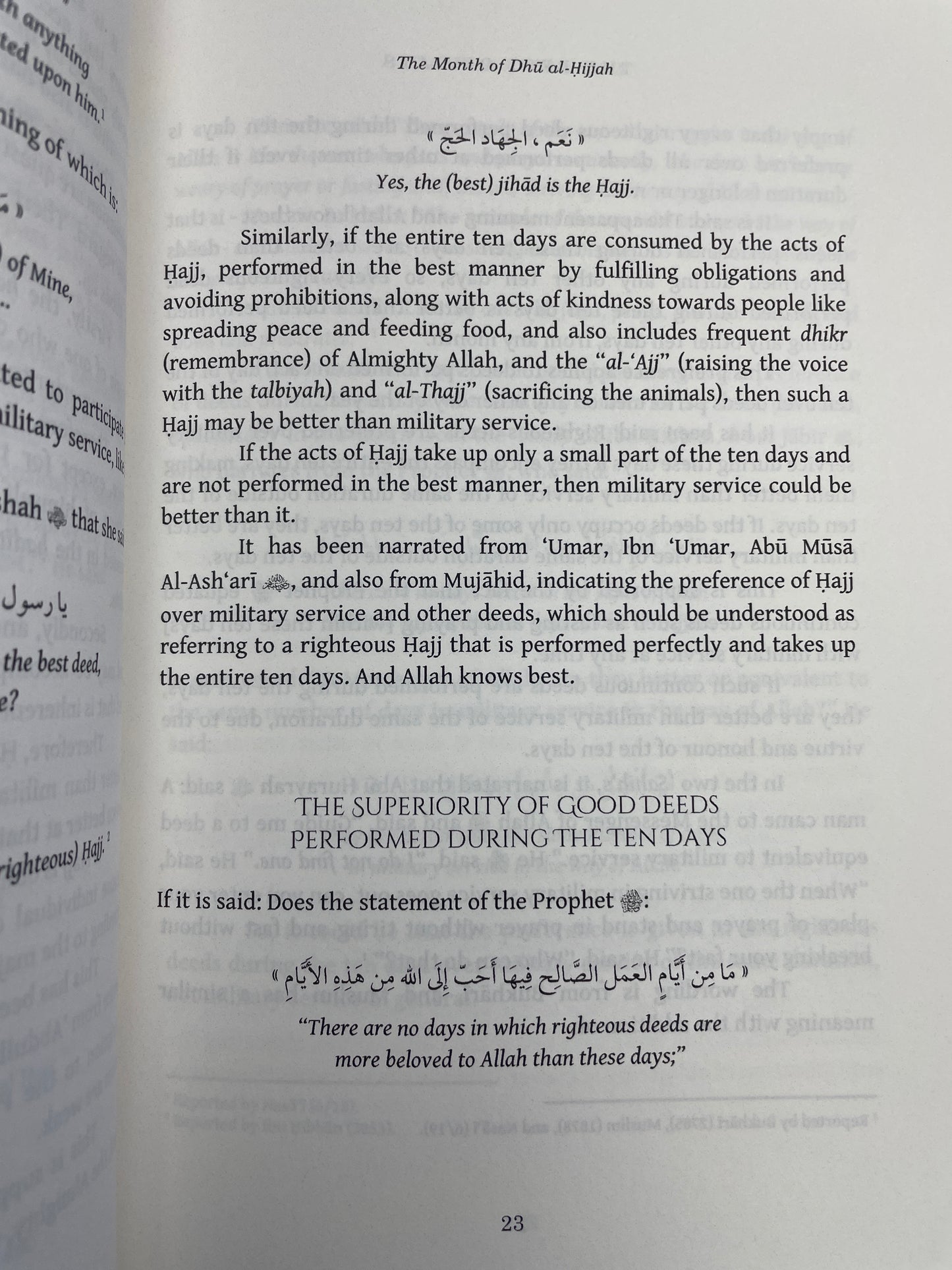 The Best of Days: The Month of Dhu al-Hijjah