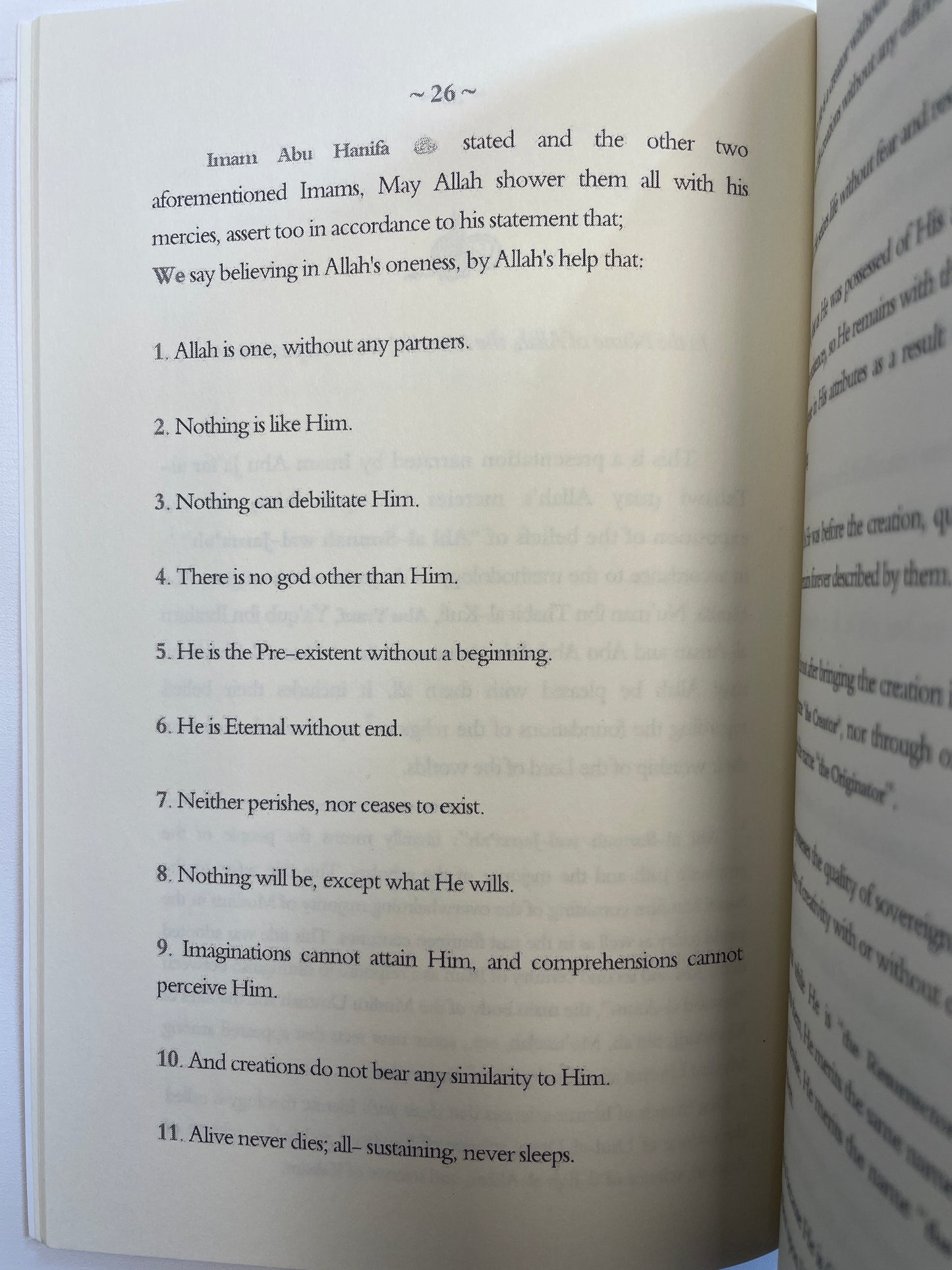 The Creed of Imam Tahawi