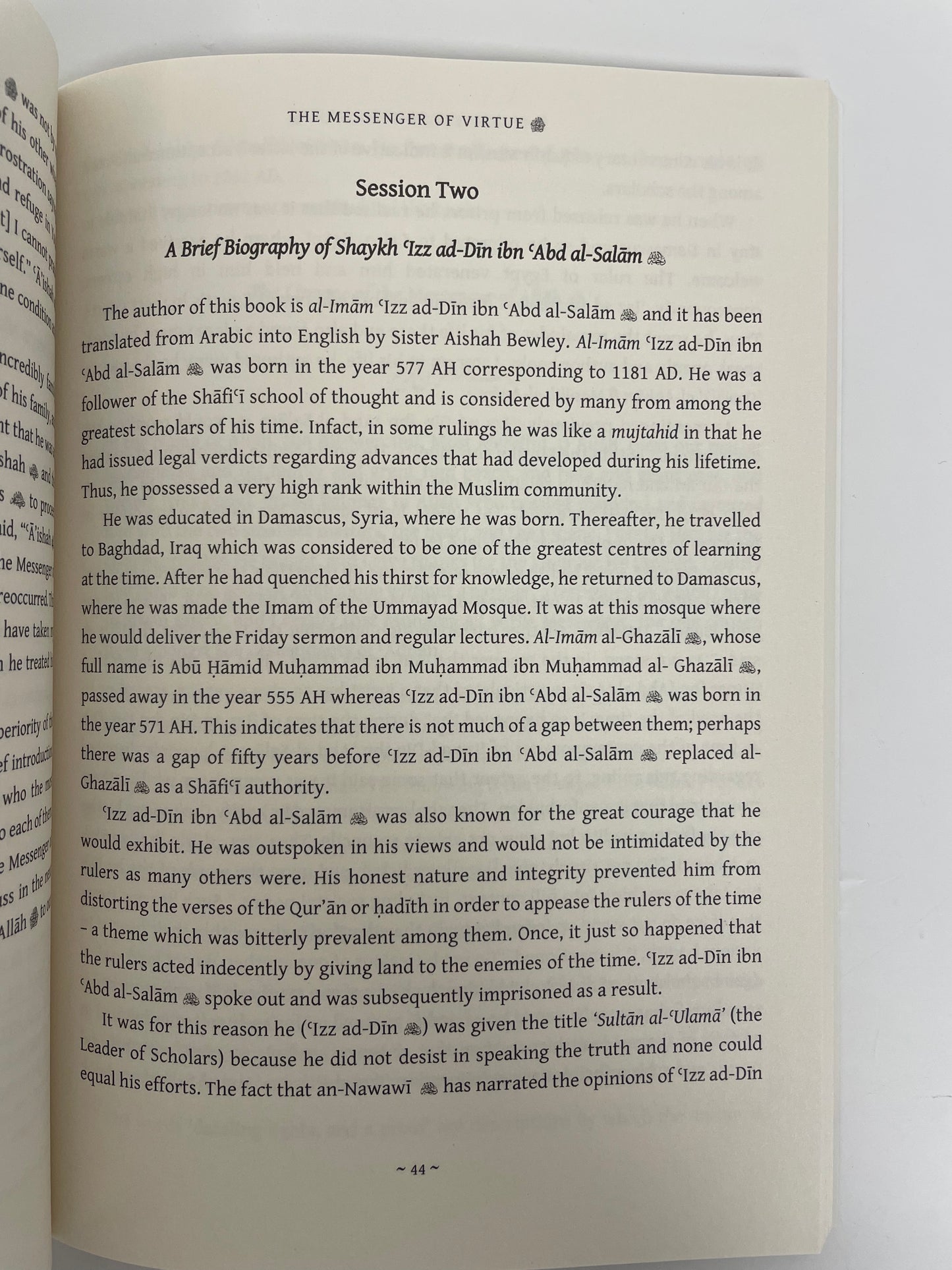 The Messenger of Virtue