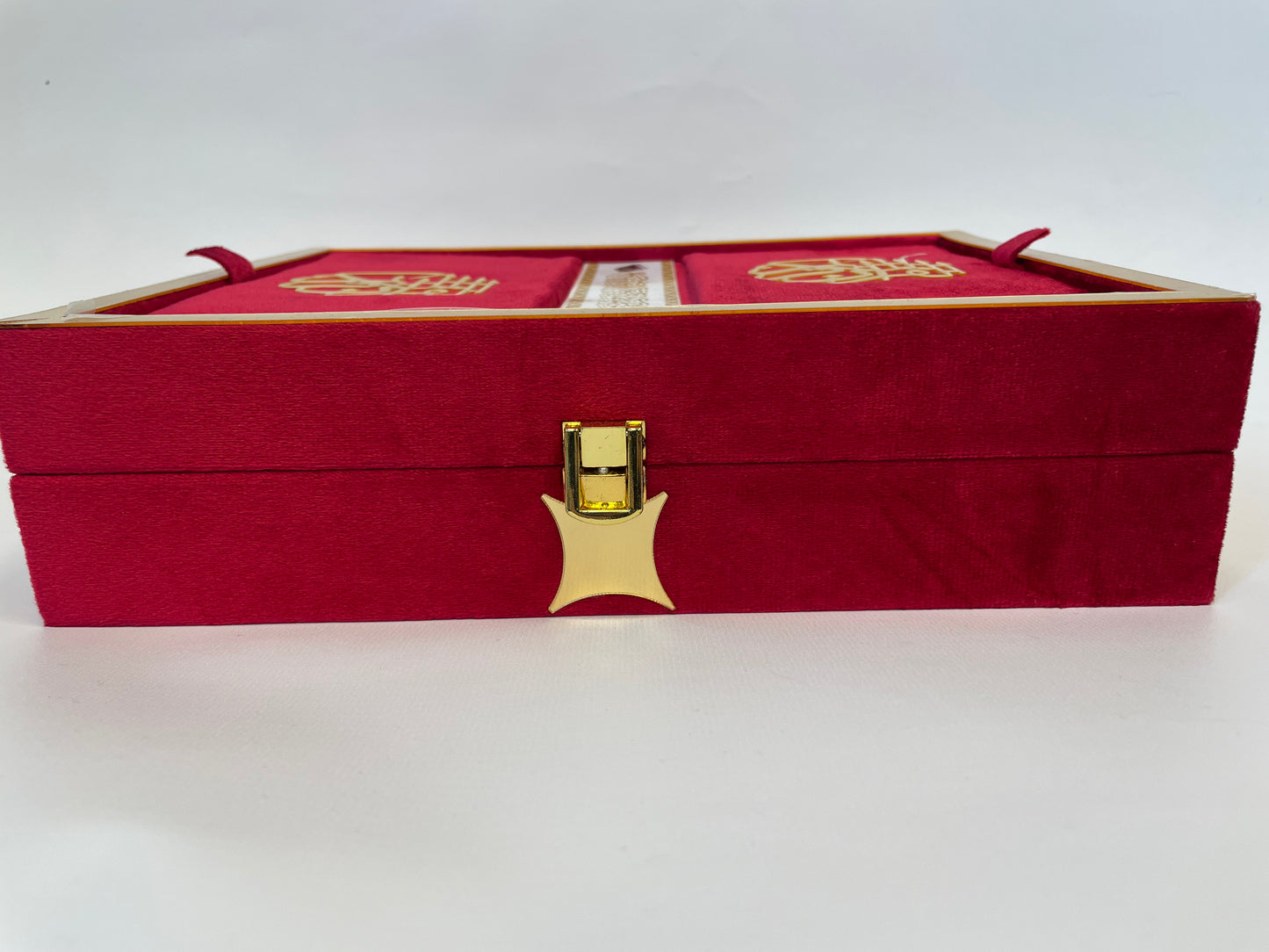 Velvet Quran Set with Desk Stand
