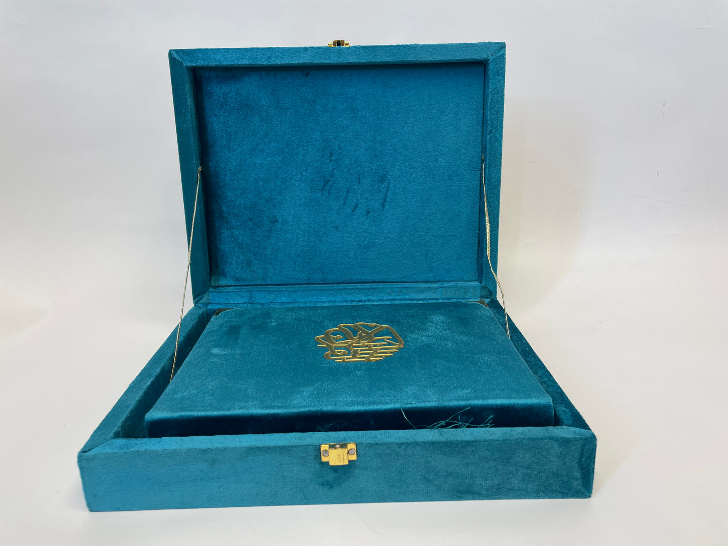 Velvet Quran Set with Desk Stand