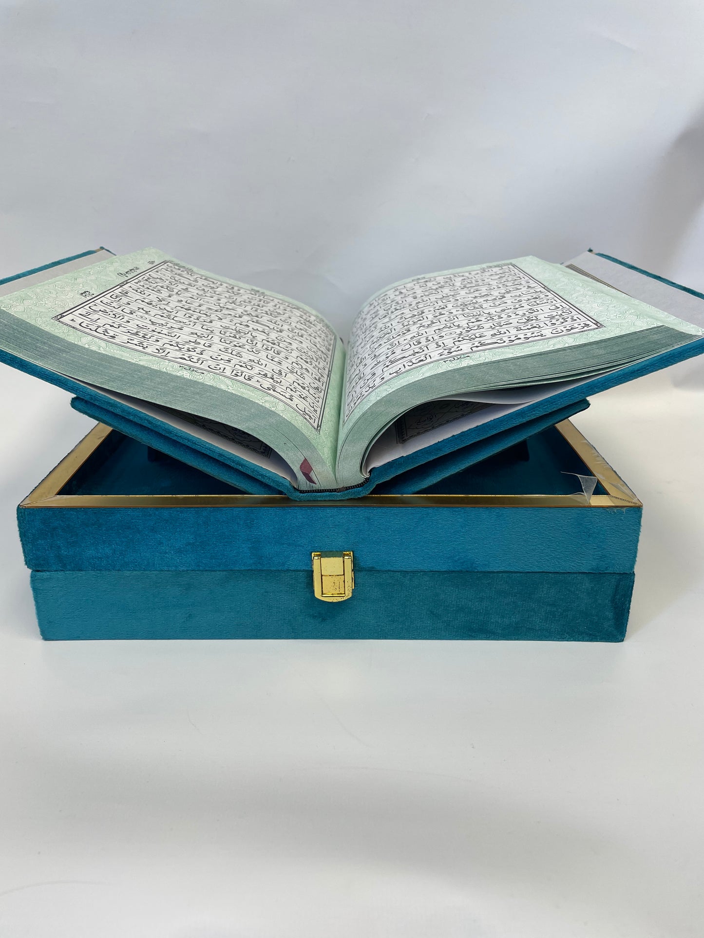 Velvet Quran Set with Desk Stand