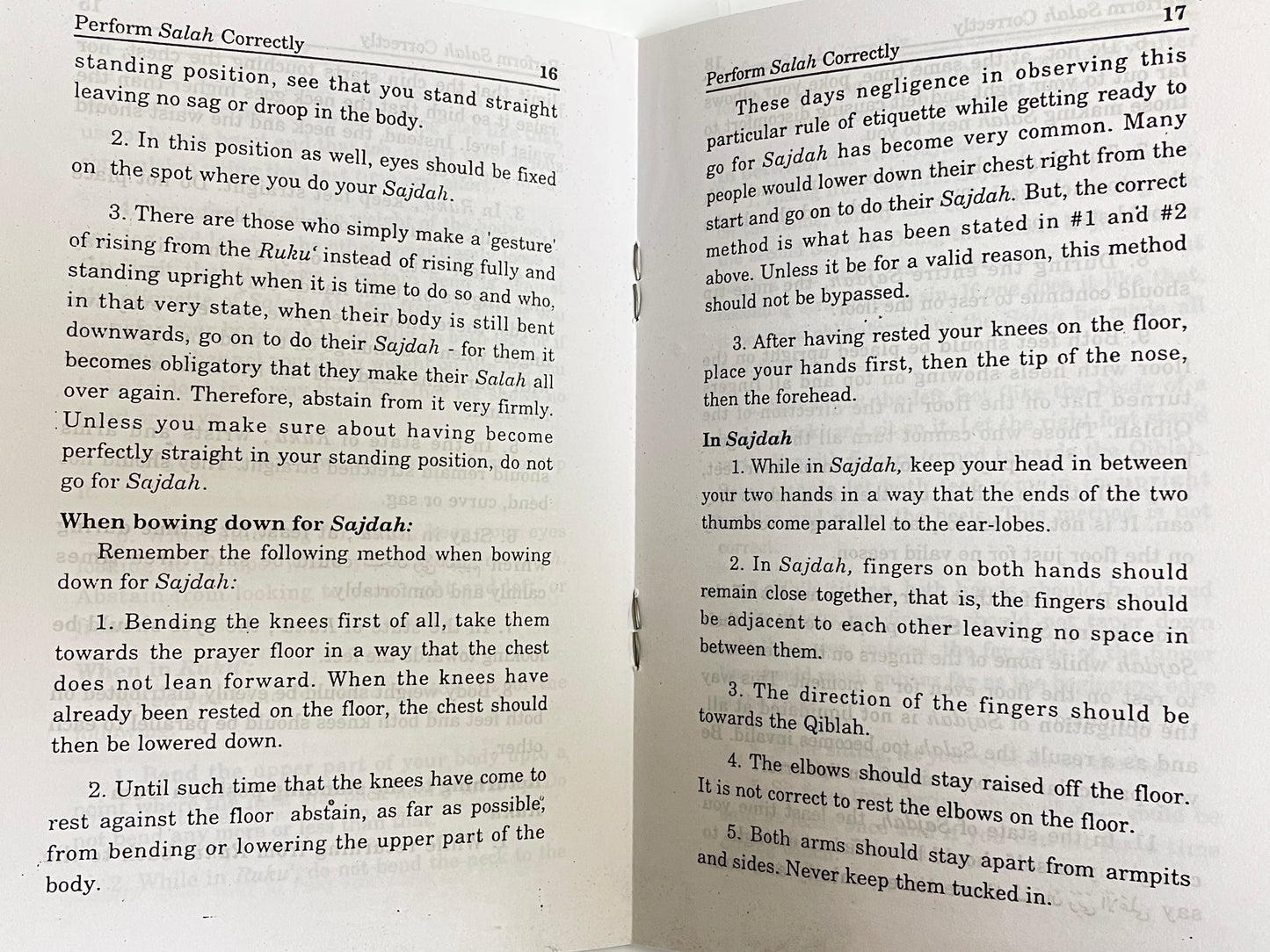 Perform Salah Correctly