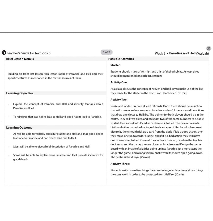 Islamic Studies 3 (Teachers guide)