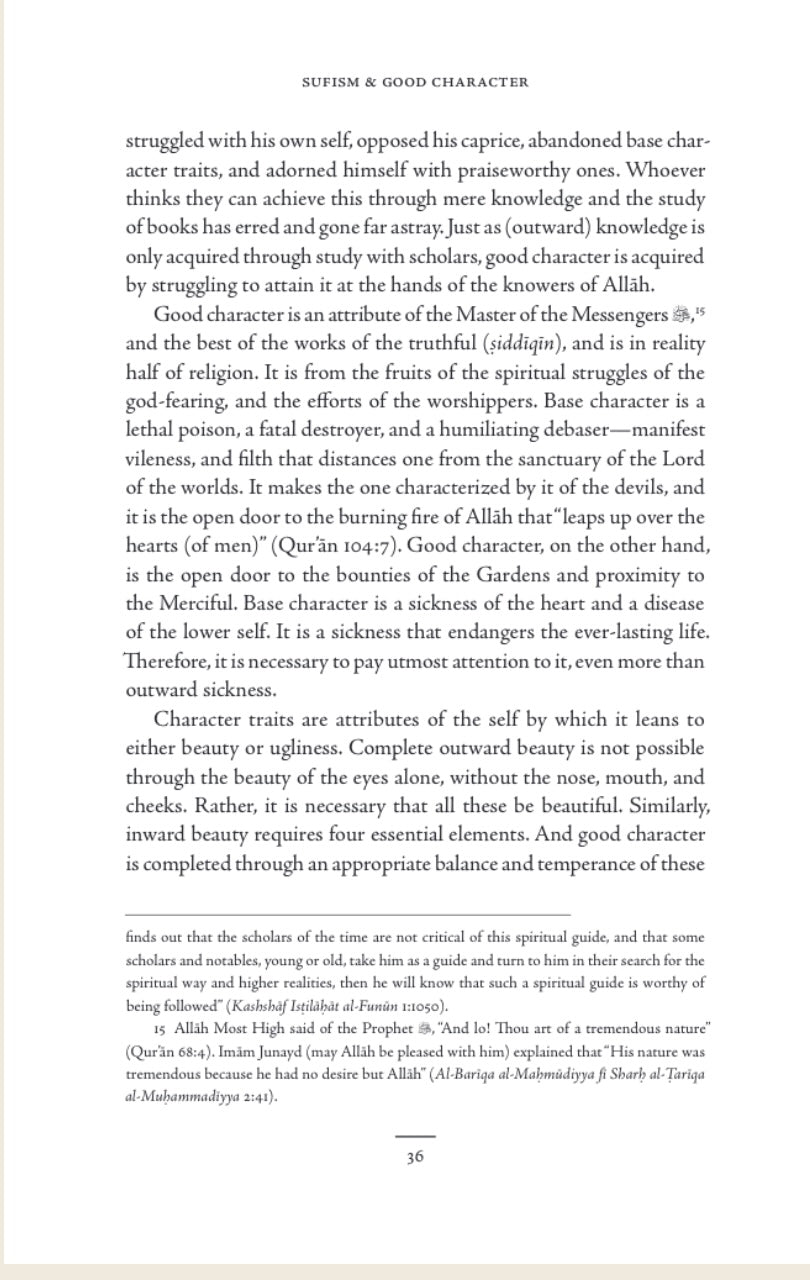 Sufism & Good Character