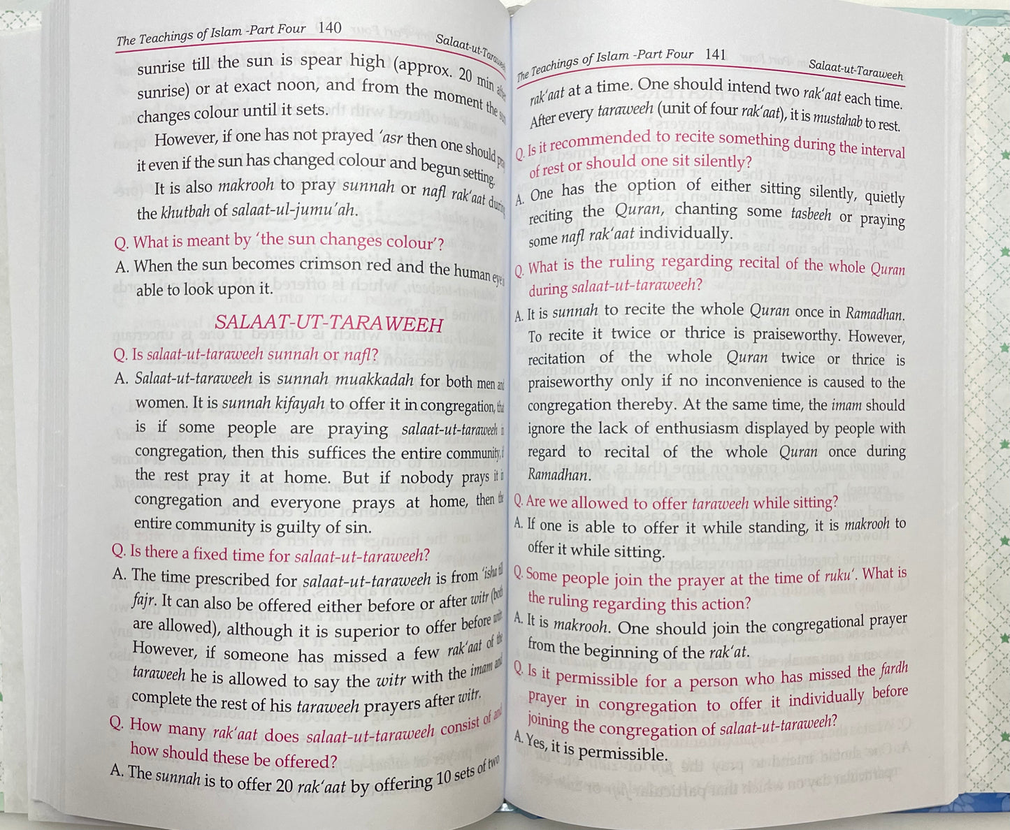 The Teachings Of Islam - تعليم الإسلام