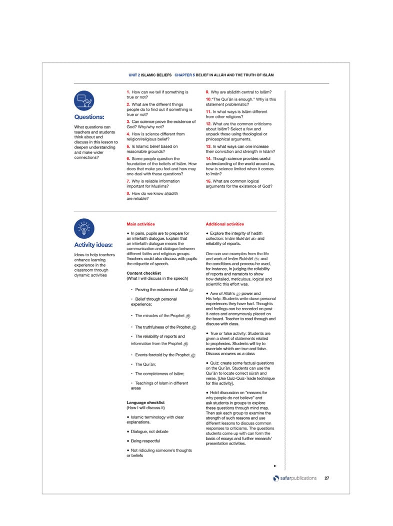 Islamic Studies 7 (Teachers guide)