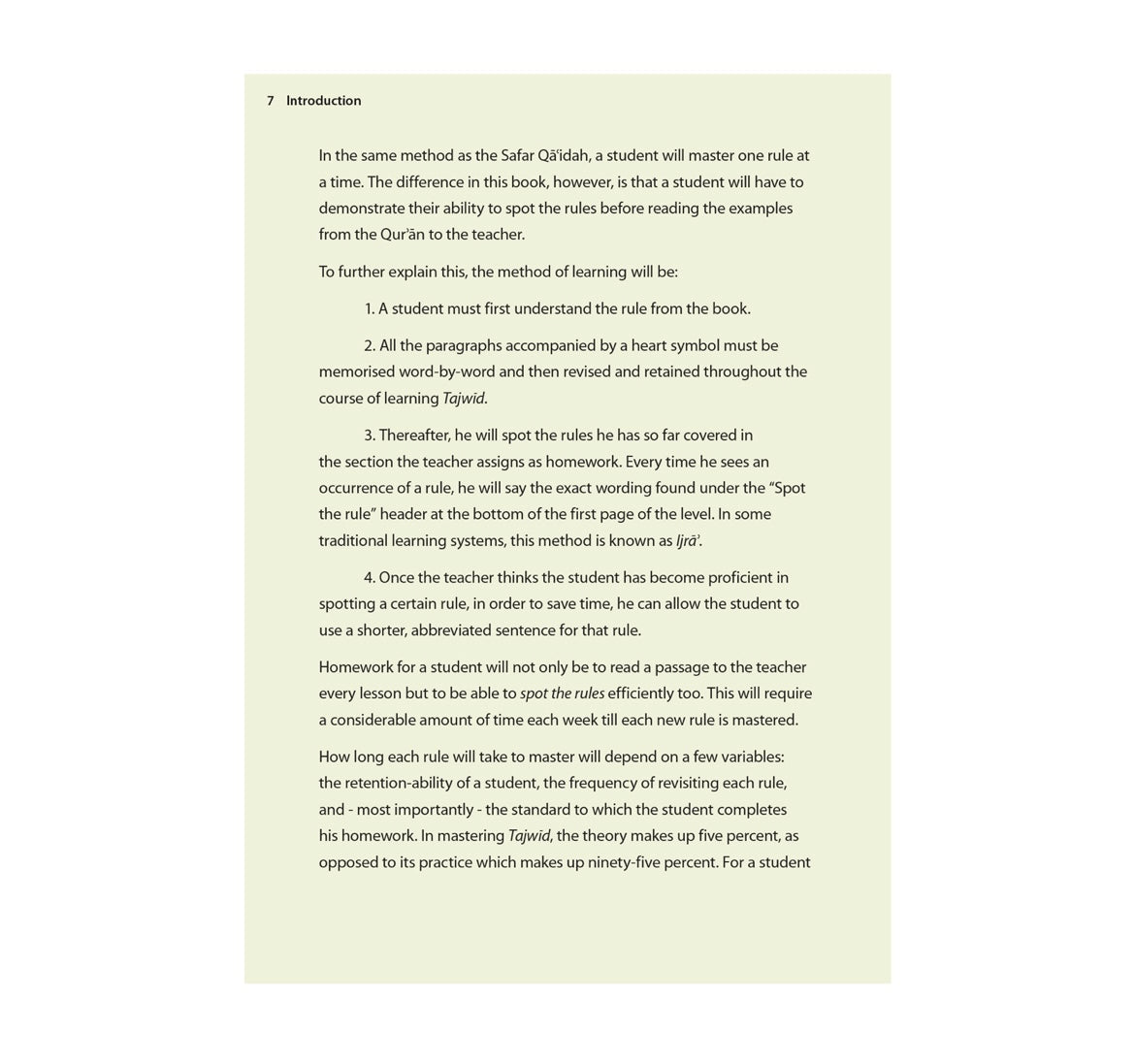 Rules of Tajwīd