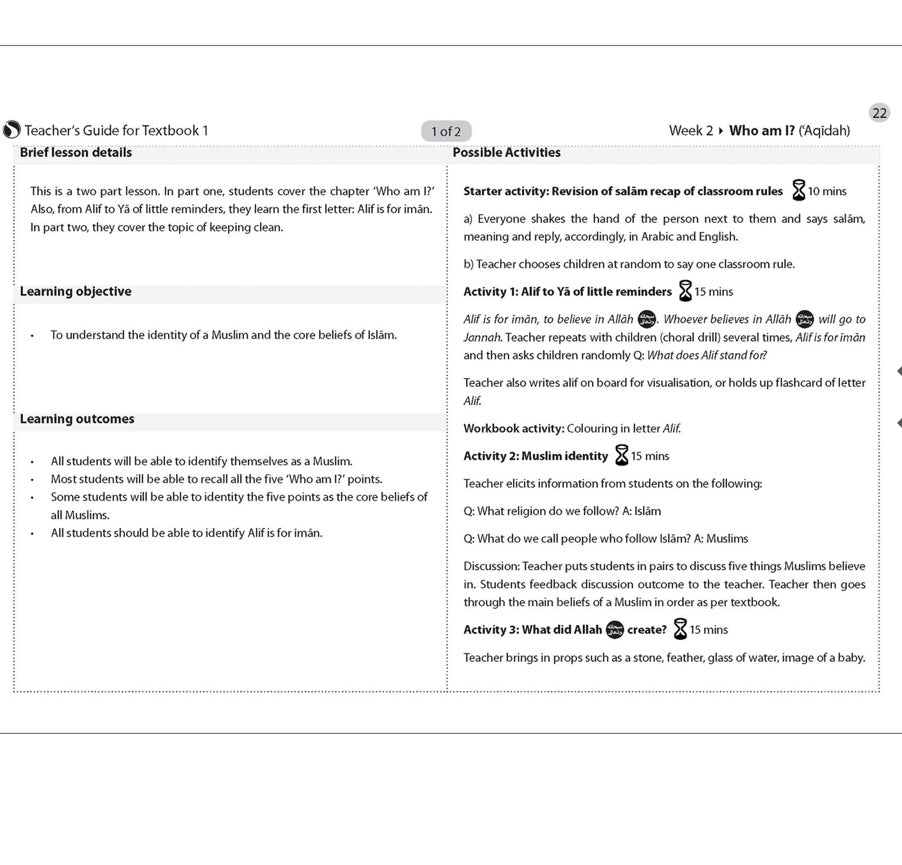Islamic Studies 1 (Teachers guide)