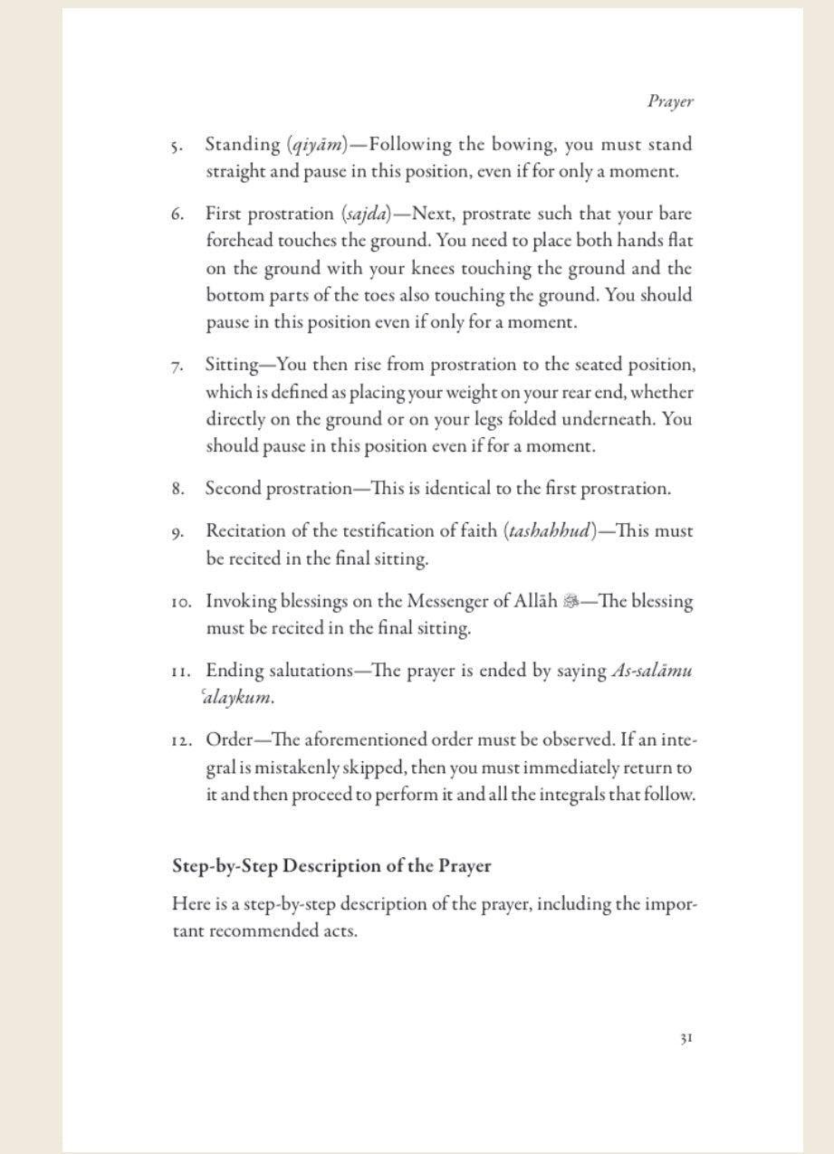 The Shafi’i Manual of Purity, Prayer & Fasting
