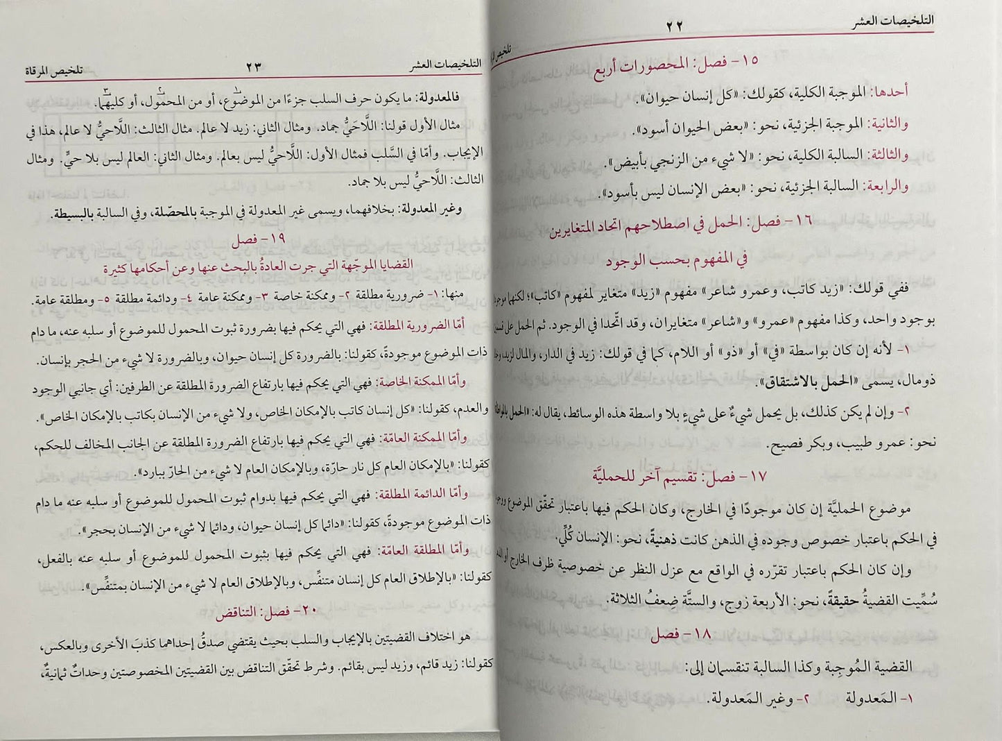 Attalkheesatul Ashar - التلخيصات العشر