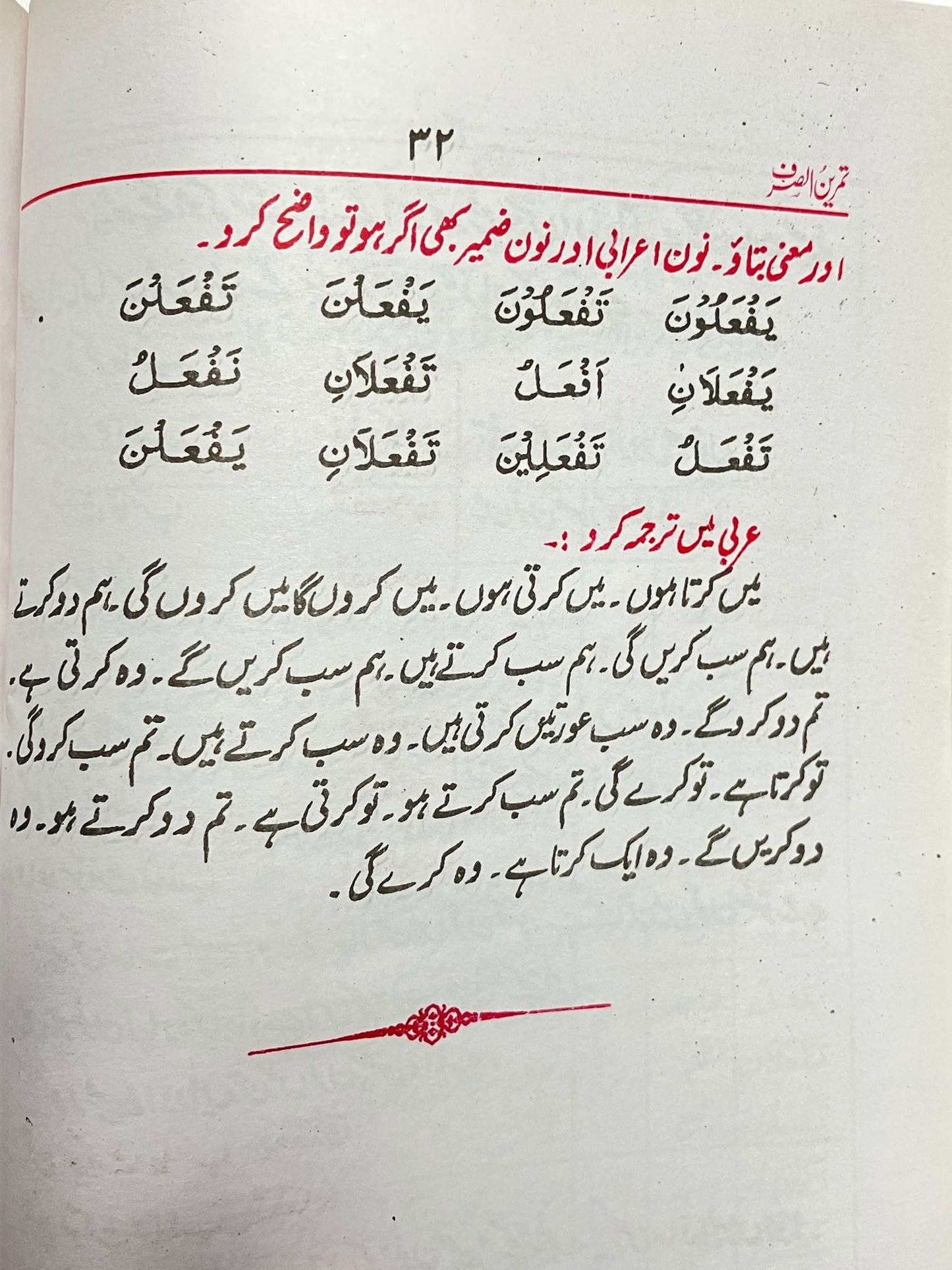Tamreenus Sarf - تمرين الصرف