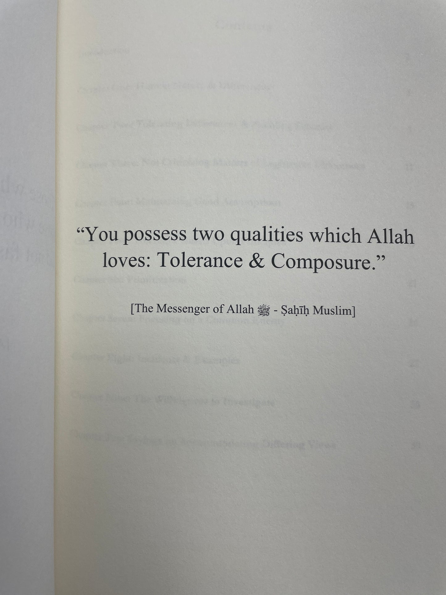 Agreeing to Disagree - Interacting With Scholarly Differences Through Tolerance & Impartiality