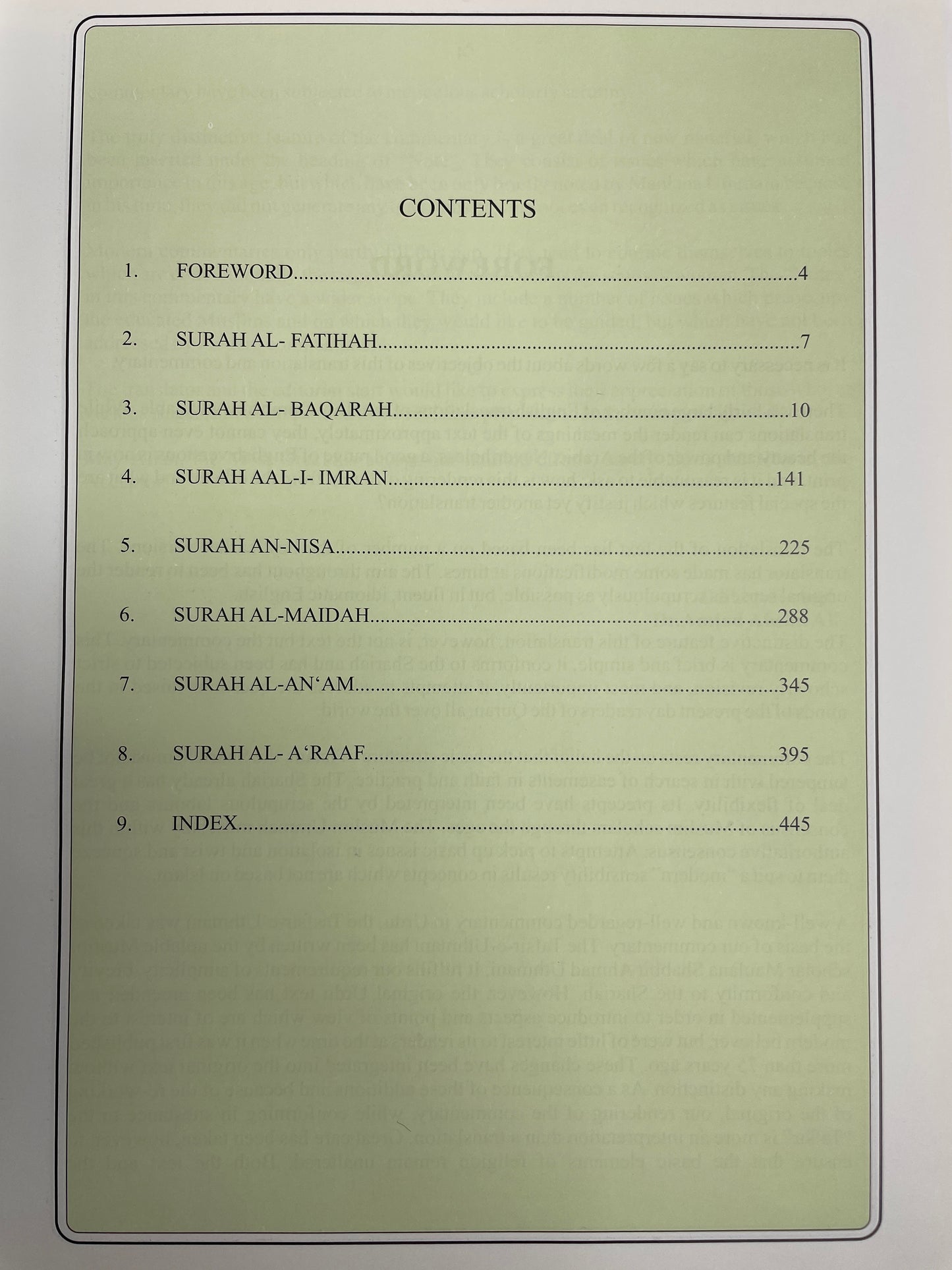 A Translation and Commentary of the Glorious Quran based on Tafsir e Uthmani (3 Volumes)