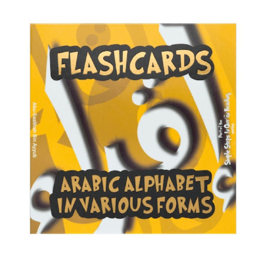 Arabic Alphabet Flashcards in Various Forms