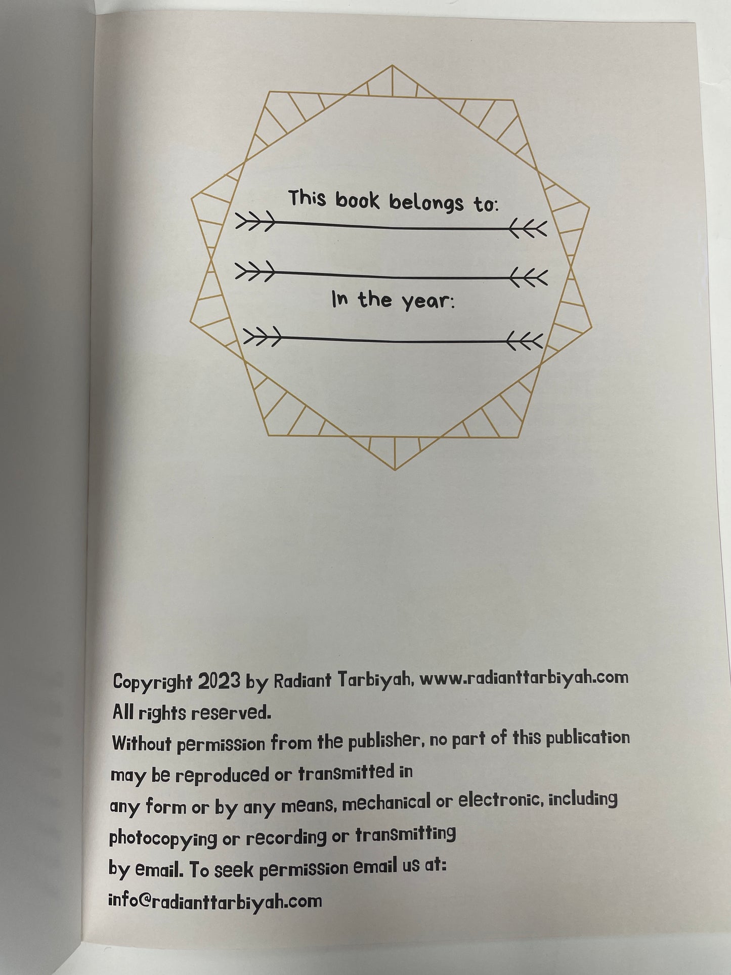 My Ramadan Activity Book