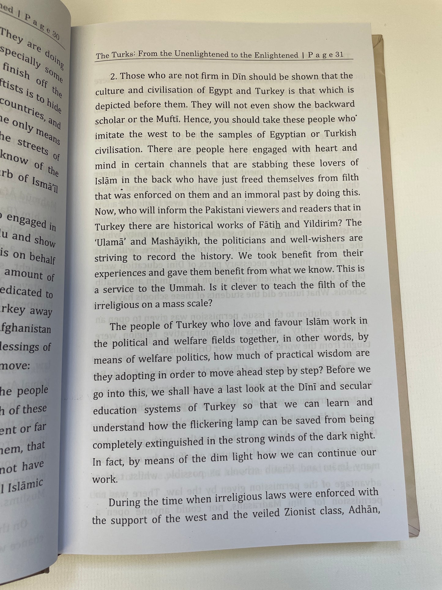 The Turks from the Unenlightened to the Enlightened