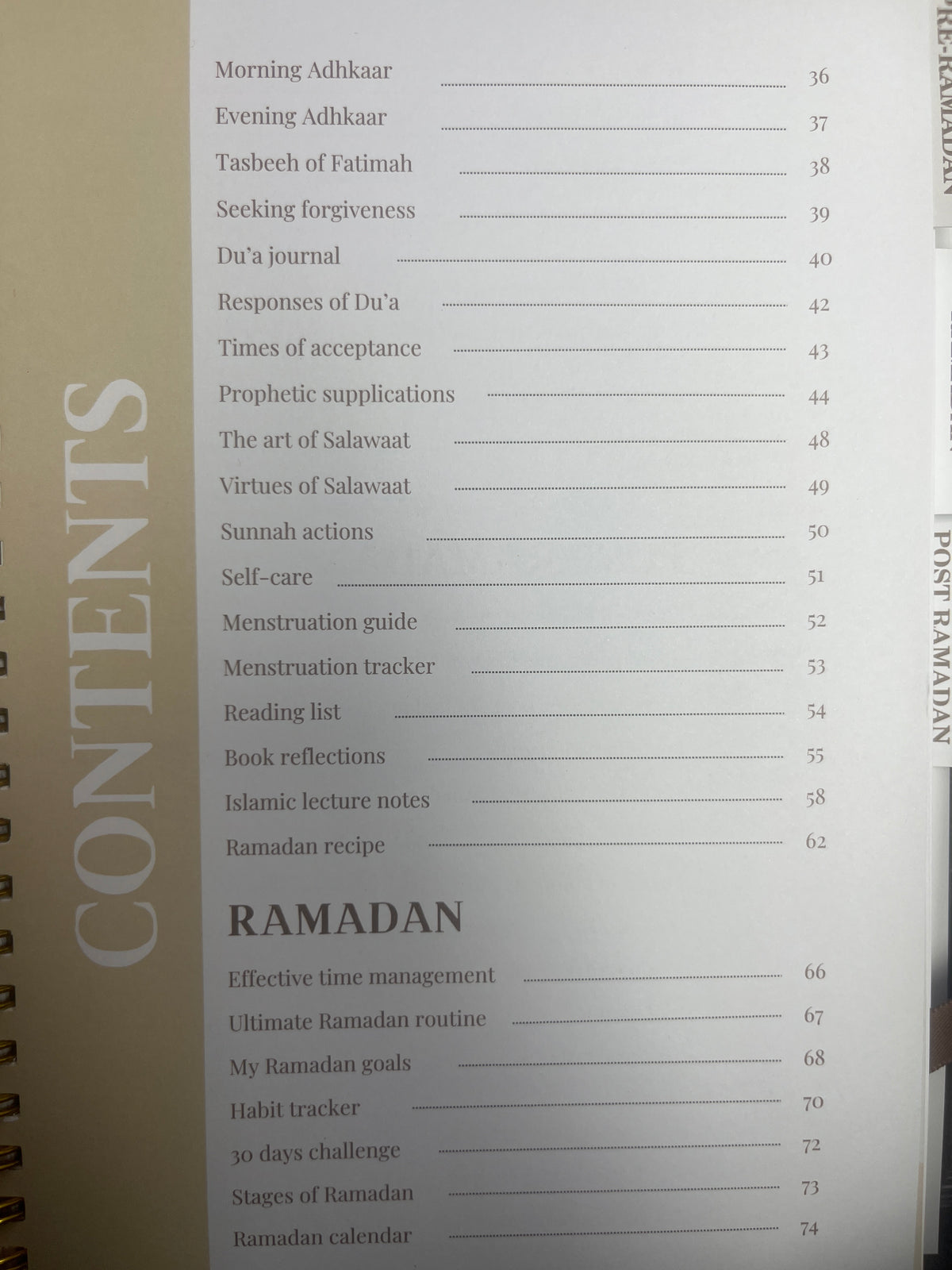 Ramadan Journal