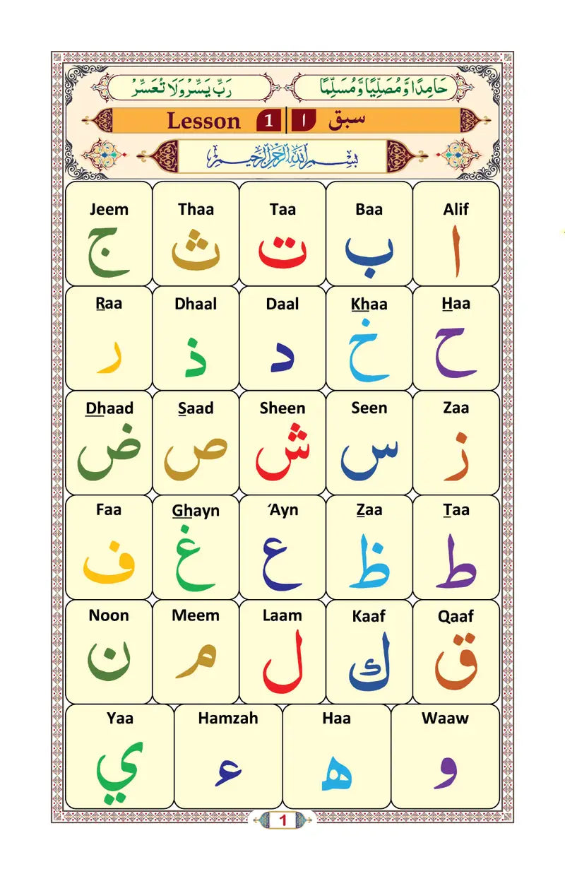 Ahsan ul-Qawa’id (Laminated)