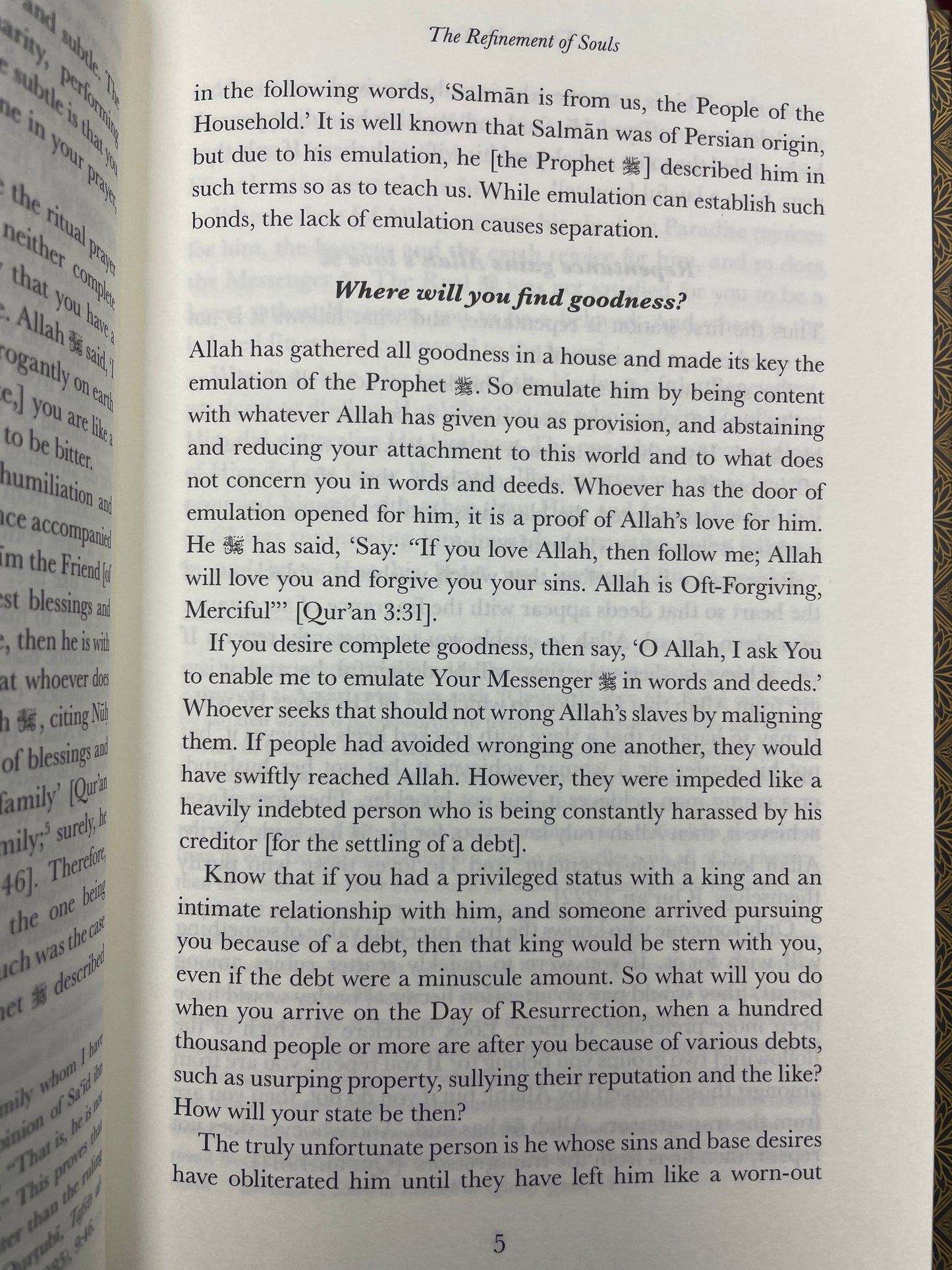 The Refinement of Souls [Taj al-arus al-hawi li tahdhib al-nufus]