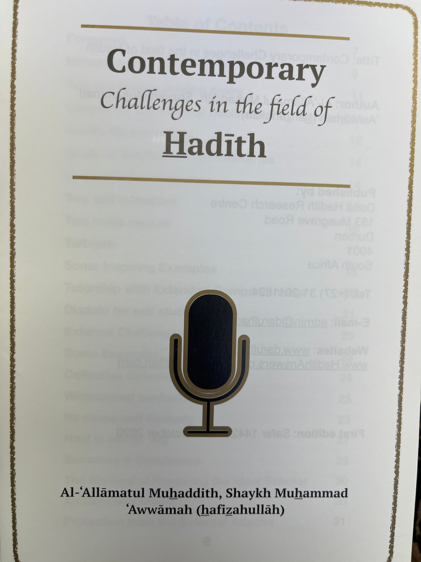 Contemporary Challenges in the field of Hadith