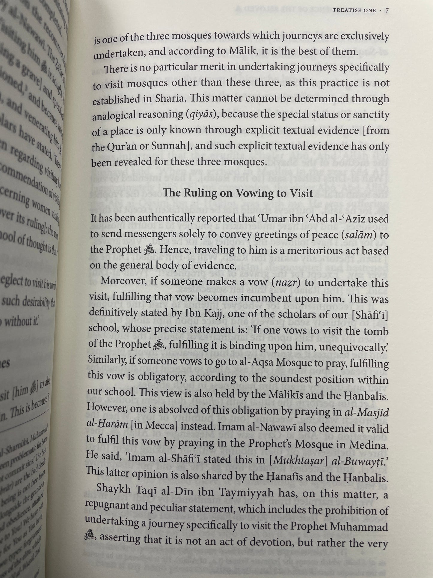 In the Presence of the Beloved: Two Treatises on the Merits and Etiquettes of visiting the prophet ﷺ - Hardcover