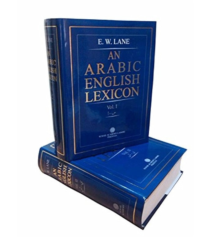 An Arabic-English Lexicon – E.W.LANE