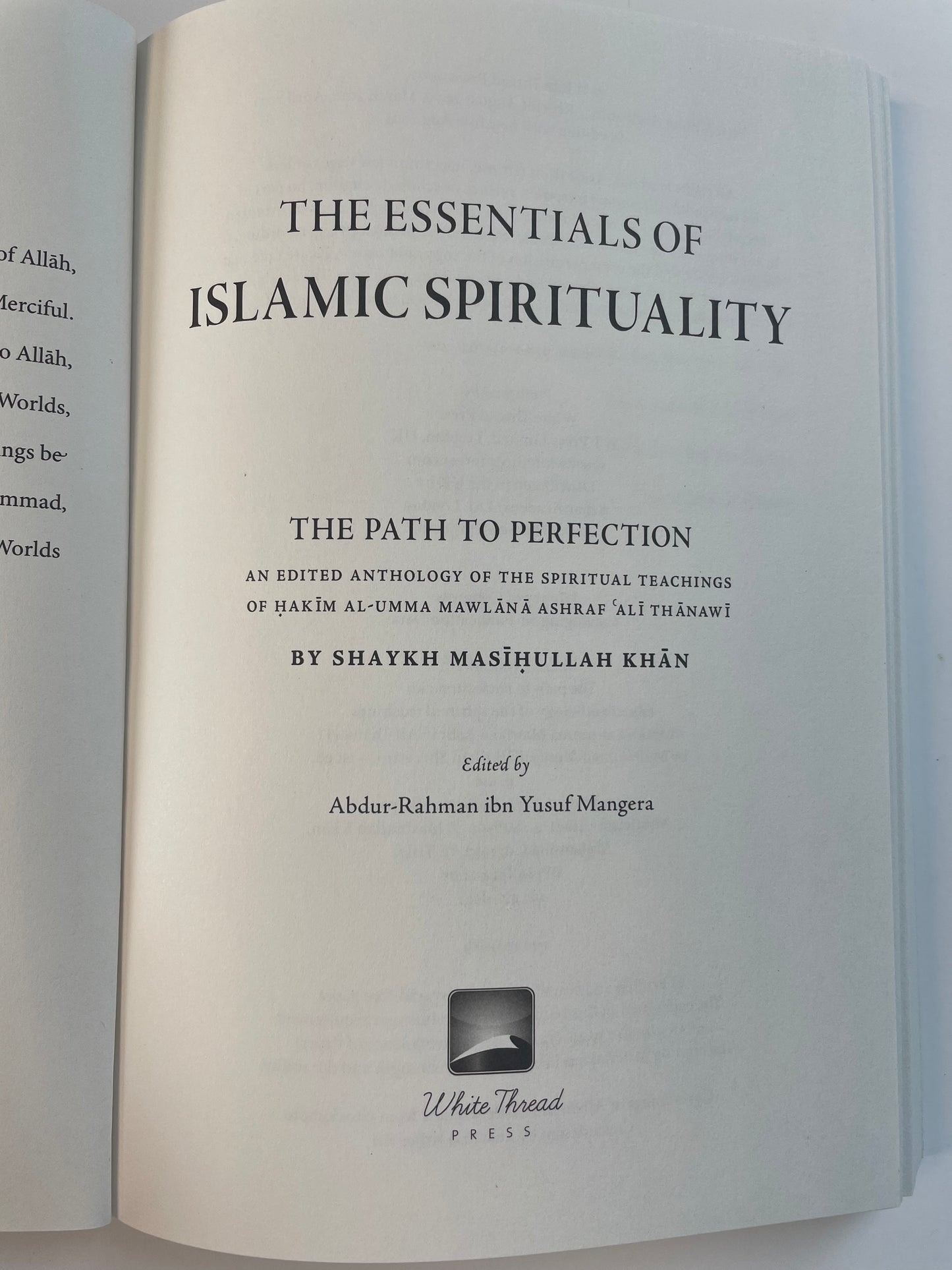 The Essentials Of Islamic Spirituality