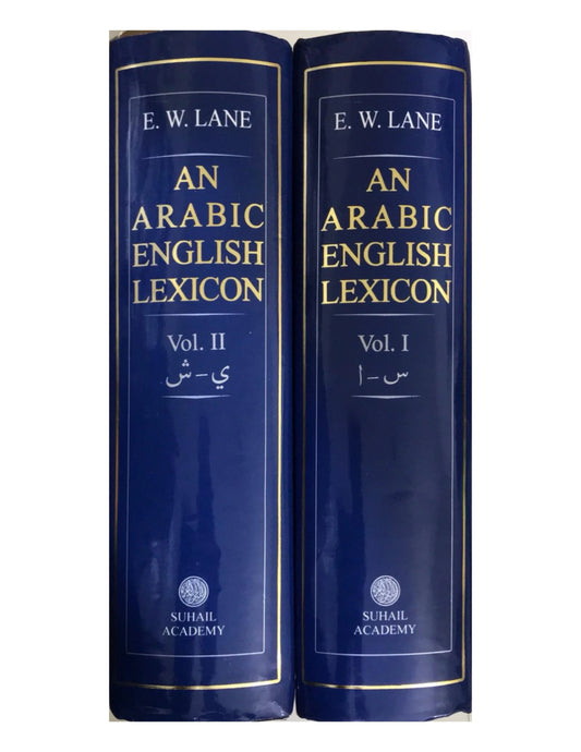 An Arabic-English Lexicon – E.W.LANE