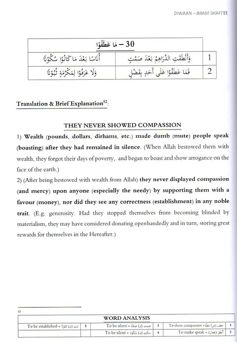 The Diwan of Imam Shafi’ee