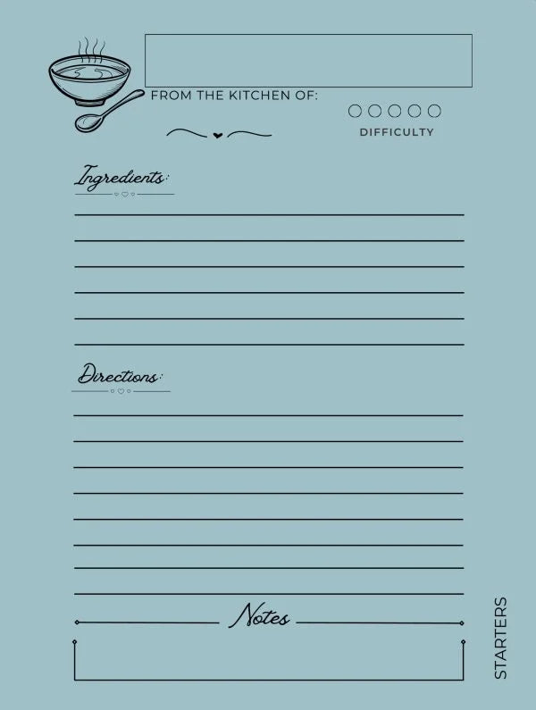 My Recipe Journal