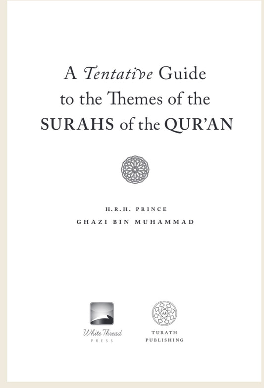 A Tentative Guide to the Themes of the Surahs of the Qur’an