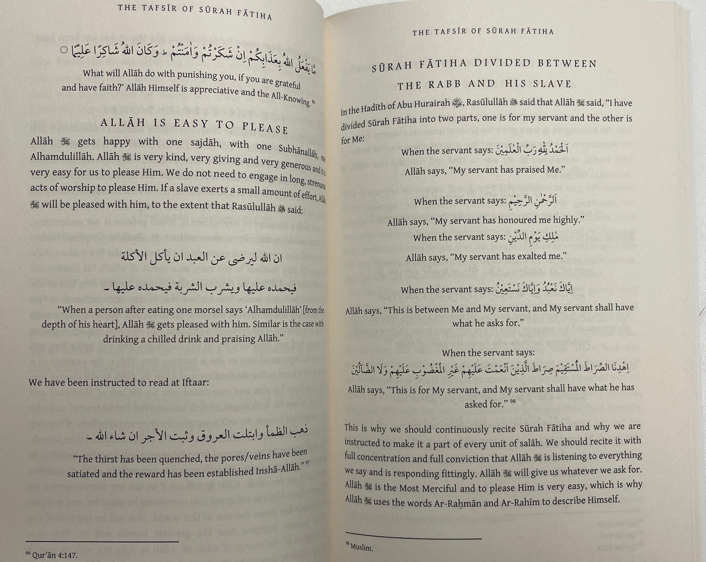 The Tafsir of Surah Fatiha