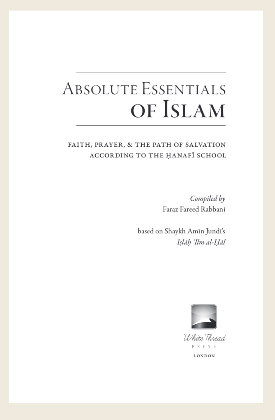 Absolute Essentials of Islam