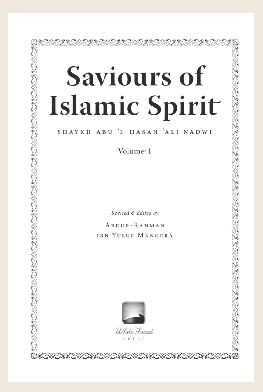 Saviours of Islamic Spirit