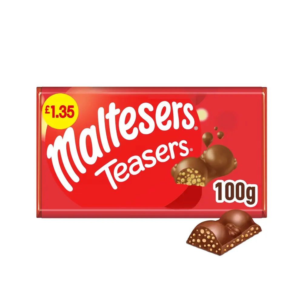 Maltesers Teasers Milk Chocolate & Honeycomb Bar