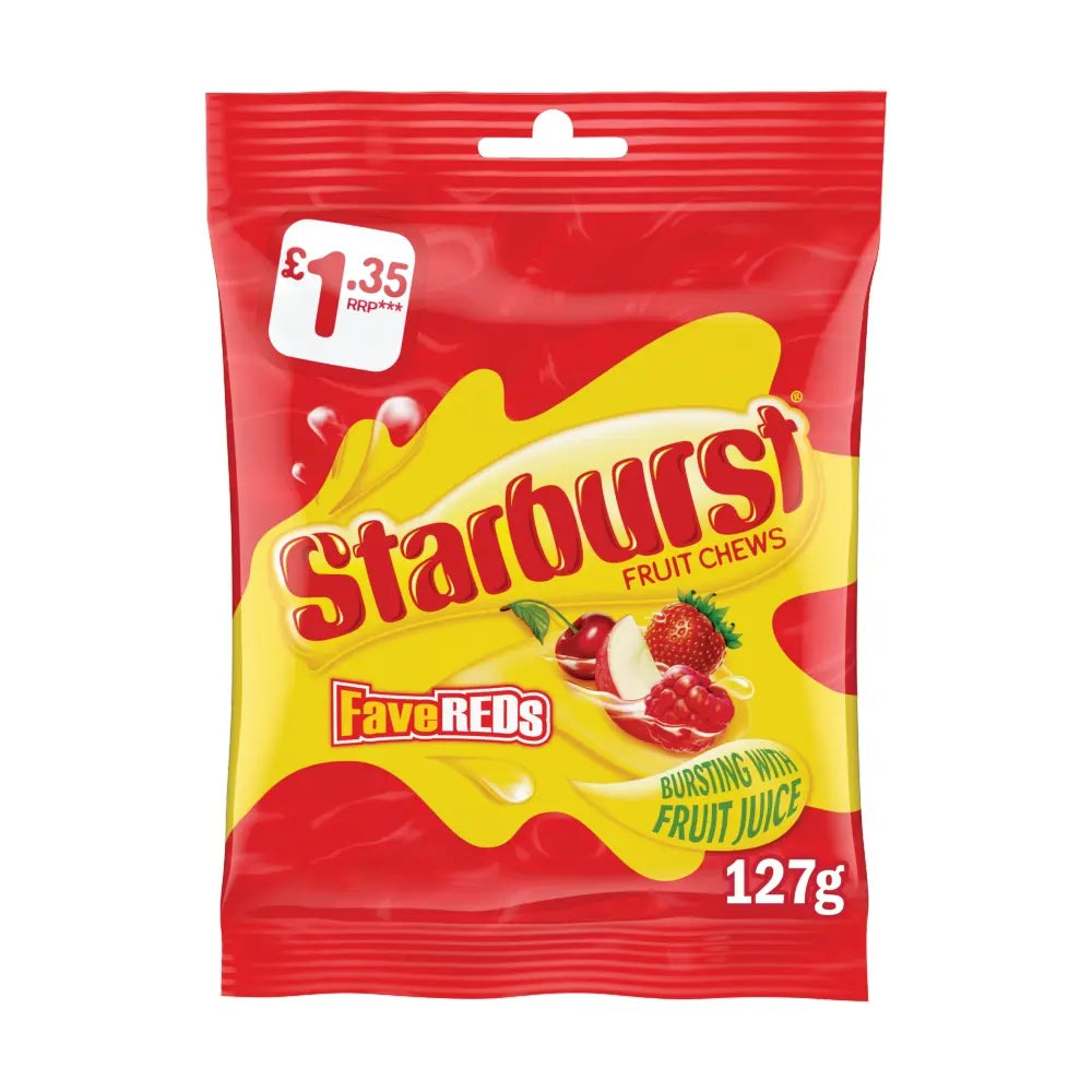 Starburst Fave Reds Treat Bag